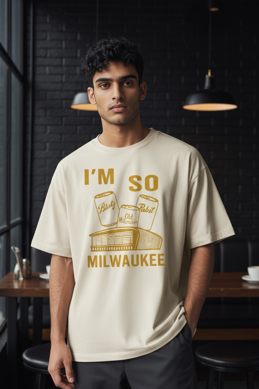 I'm So Milwaukee - T-Shirt (Fiserv Forum w/ Beer Cans)