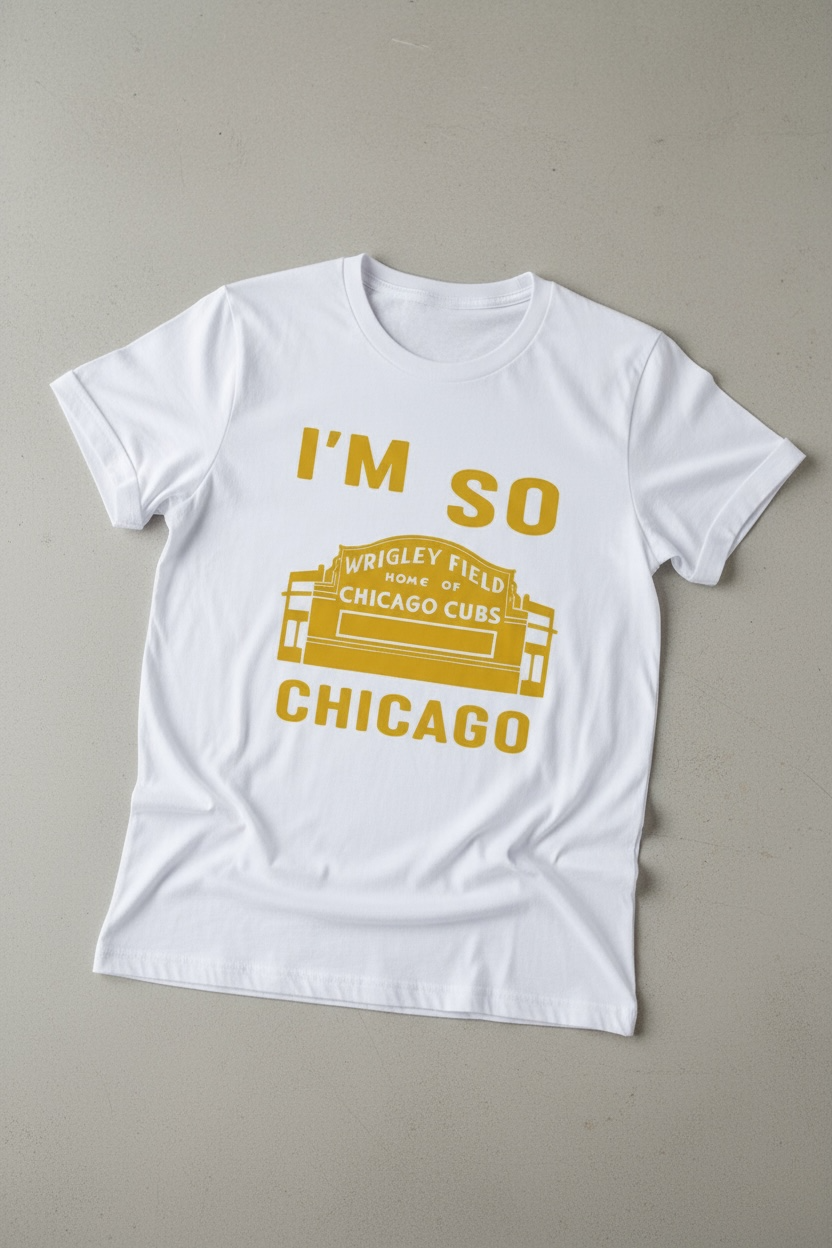 I'm So Chicago - T-Shirt (Wrigley Field)