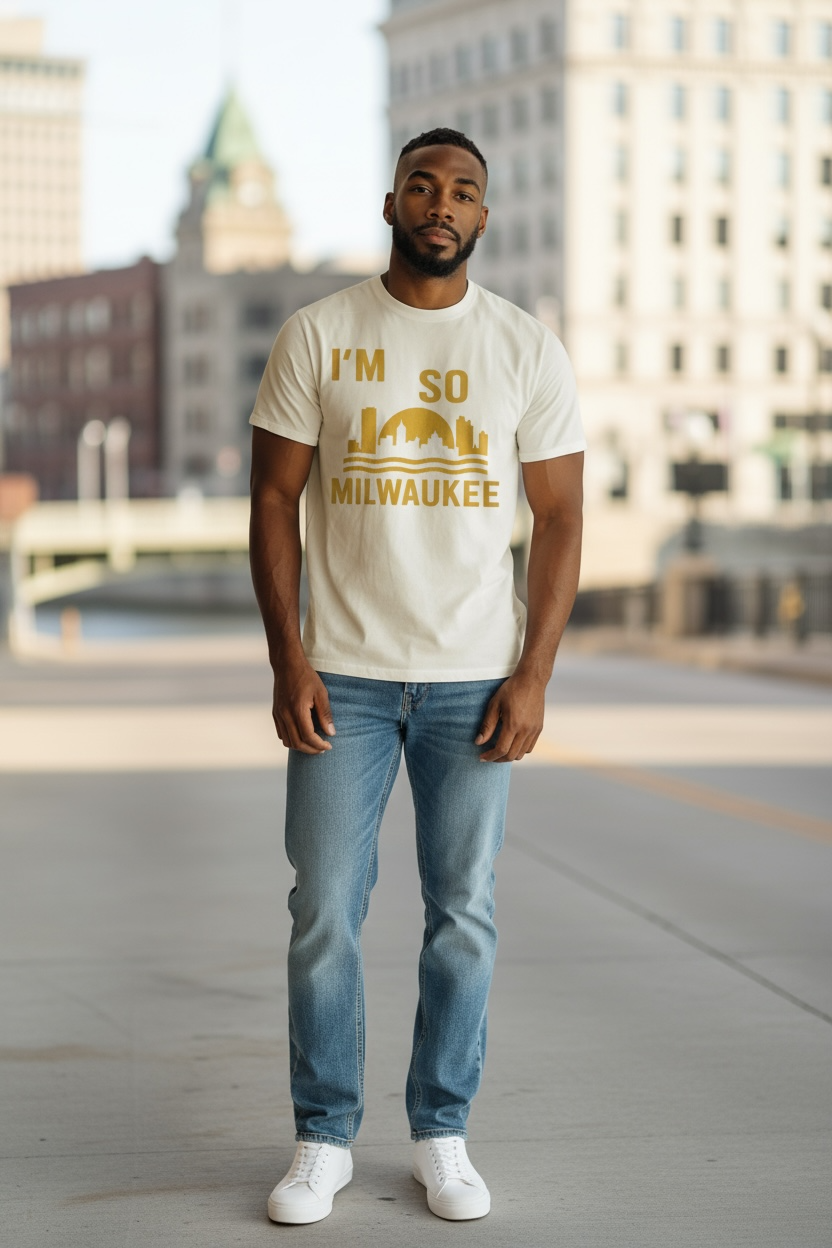 I'm So Milwaukee - T-Shirt (Skyline)