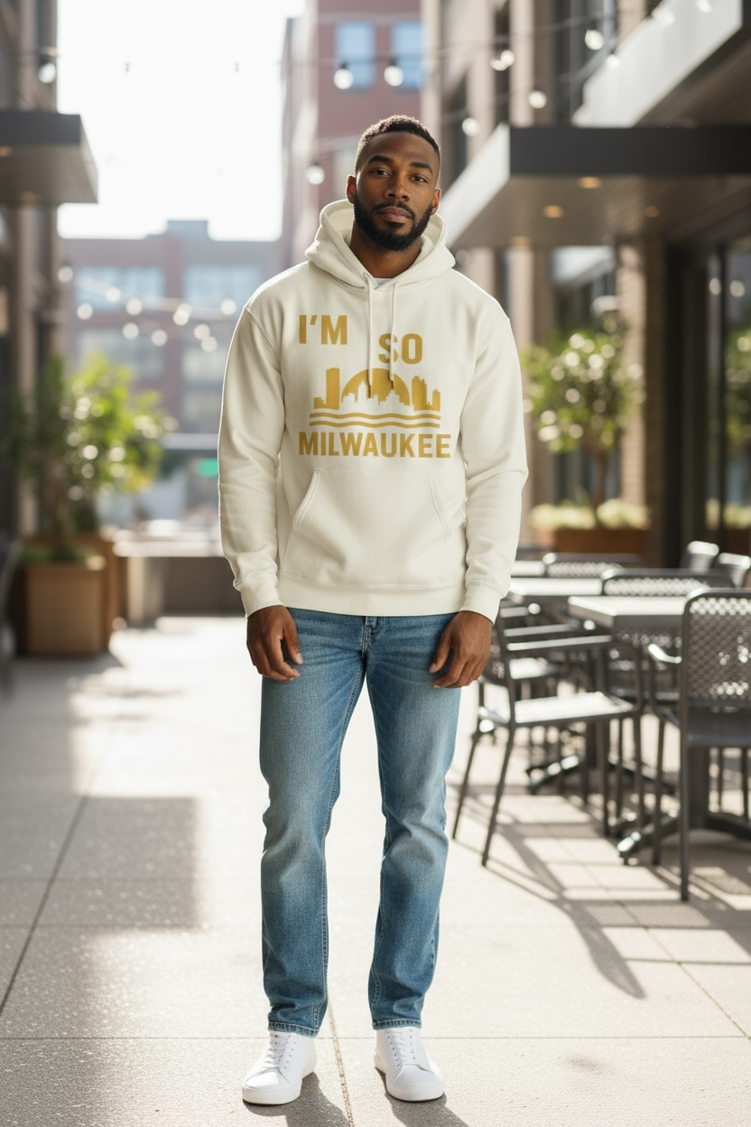 I'm So Milwaukee - Hoodie (Skyline)