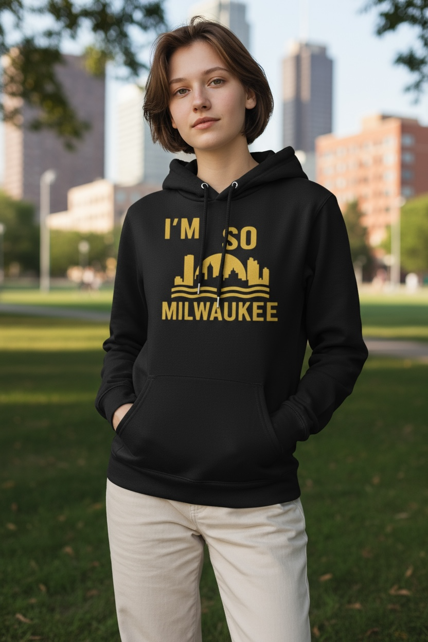 I'm So Milwaukee - Hoodie (Skyline)