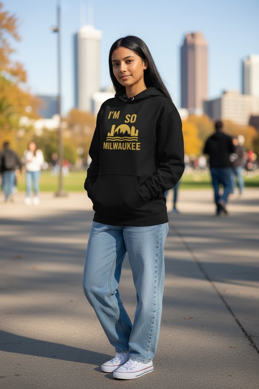 I'm So Milwaukee - Hoodie (Skyline)